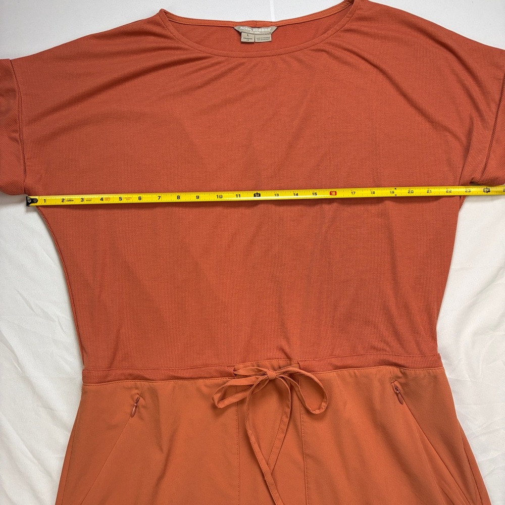 Royal Robbins Spotless Evolution Dress - Short Sleeve Outdoor Wicking Hiking - Picture 8 of 14